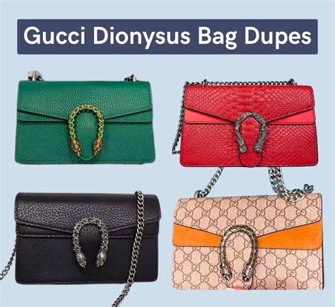 gucci dionysus bag dupe|gucci dionysus inspired bag.